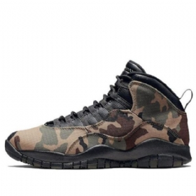 Nike Air Jordan 10 Retro Basketball Shoes Herre Camouflage