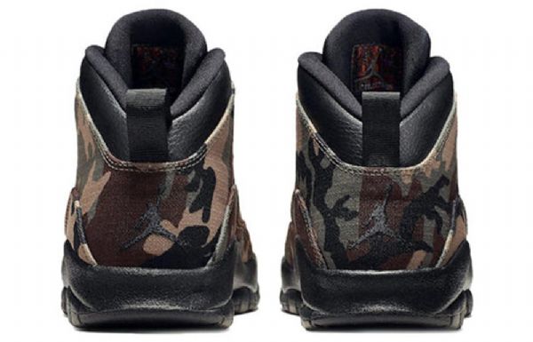 Nike Air Jordan 10 Retro Basketball Shoes Herre Camouflage
