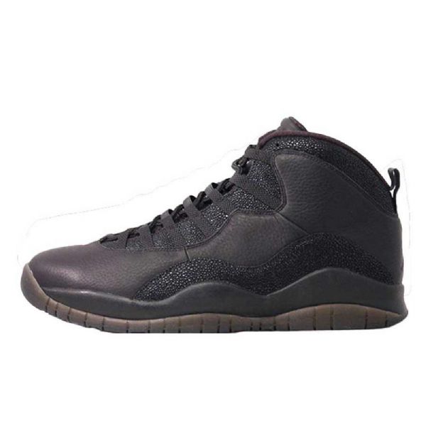 Nike Air Jordan 10 Retro Ovo Sko Herre Svarte