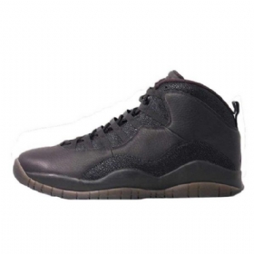 Nike Air Jordan 10 Retro Ovo Sko Herre Svarte