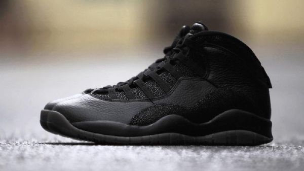 Nike Air Jordan 10 Retro Ovo Sko Herre Svarte