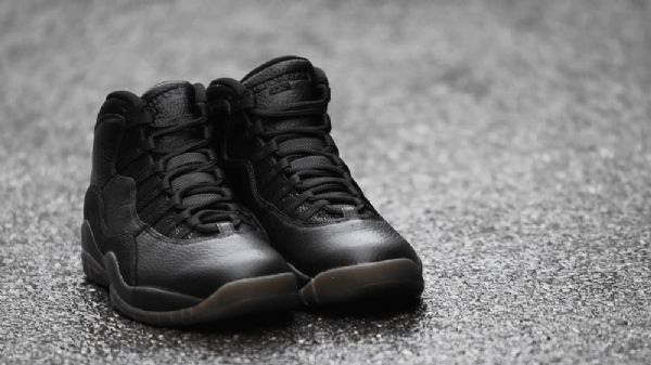 Nike Air Jordan 10 Retro Ovo Sko Herre Svarte