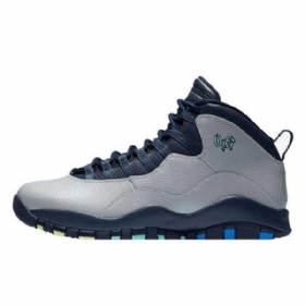 Nike Air Jordan 10 Rio Brazil City Pack Sko Herre Grå Marineblå