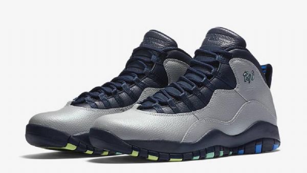 Nike Air Jordan 10 Rio Brazil City Pack Sko Herre Grå Marineblå