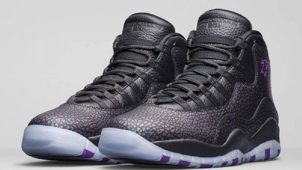 Nike Air Jordan 10 Sko Herre Svarte