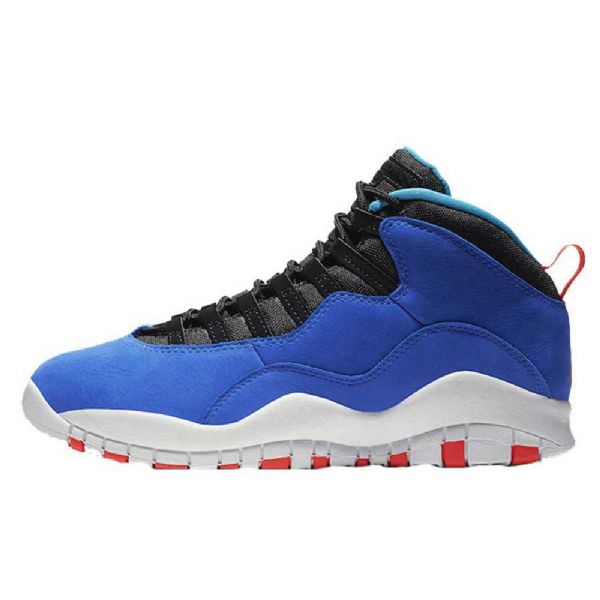 Nike Air Jordan 10 Tinker Sko Herre Blå Svarte