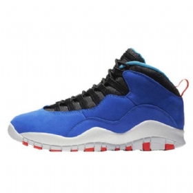 Nike Air Jordan 10 Tinker Sko Herre Blå Svarte
