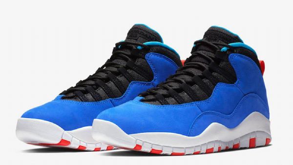 Nike Air Jordan 10 Tinker Sko Herre Blå Svarte