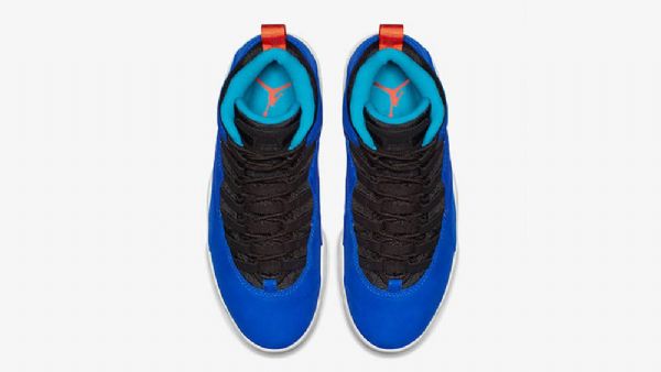Nike Air Jordan 10 Tinker Sko Herre Blå Svarte