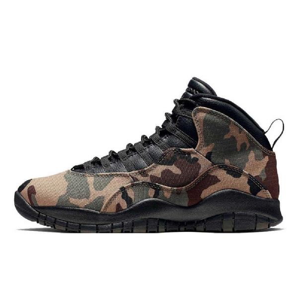 Nike Air Jordan 10 Woodland Sko Herre Camouflage Svarte