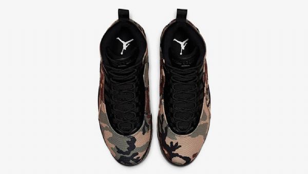 Nike Air Jordan 10 Woodland Sko Herre Camouflage Svarte