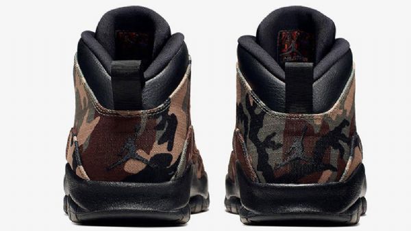 Nike Air Jordan 10 Woodland Sko Herre Camouflage Svarte