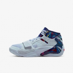Nike Air Jordan Zion 2 Basketsko Barn Hvite Multicolor
