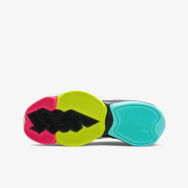 Nike Air Jordan Zion 2 Basketsko Barn Hvite Multicolor
