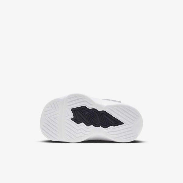 Nike Air Jordan Zion 2 Sko Barn Hvite Svarte Turkis
