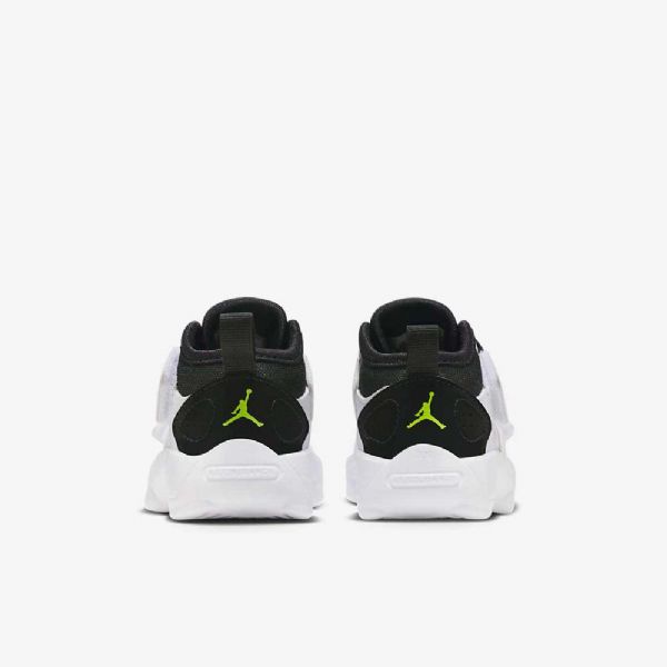 Nike Air Jordan Zion 2 Sko Barn Hvite Svarte Turkis