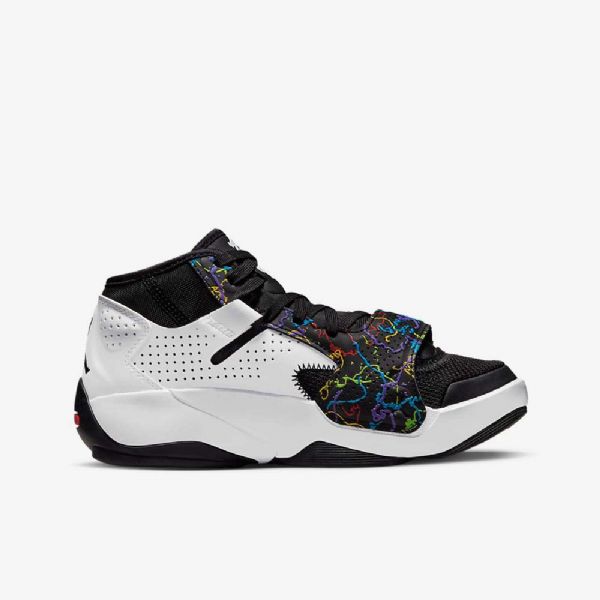 Nike Air Jordan Zion 2 Sko Barn Svarte Grønn Hvite