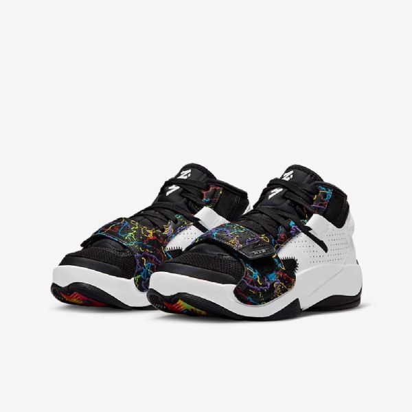Nike Air Jordan Zion 2 Sko Barn Svarte Grønn Hvite