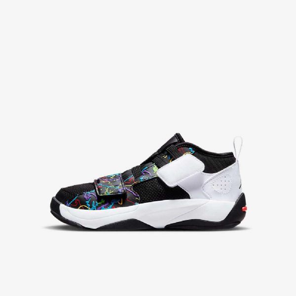 Nike Air Jordan Zion 2 Sko Barn Svarte Grønn Hvite