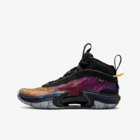 Nike Air Jordan Xxxvi Basketsko Barn Svarte Lilla