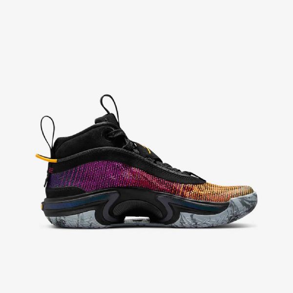 Nike Air Jordan Xxxvi Basketsko Barn Svarte Lilla