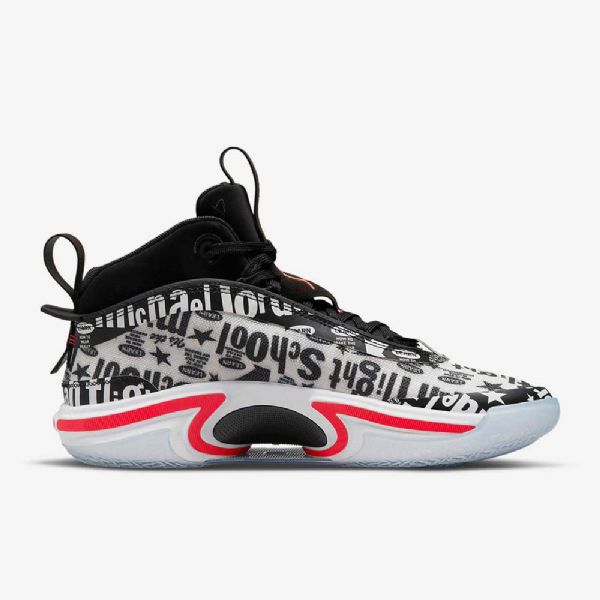 Nike Air Jordan Xxxvi Fs Basketsko Herre Svarte Hvite
