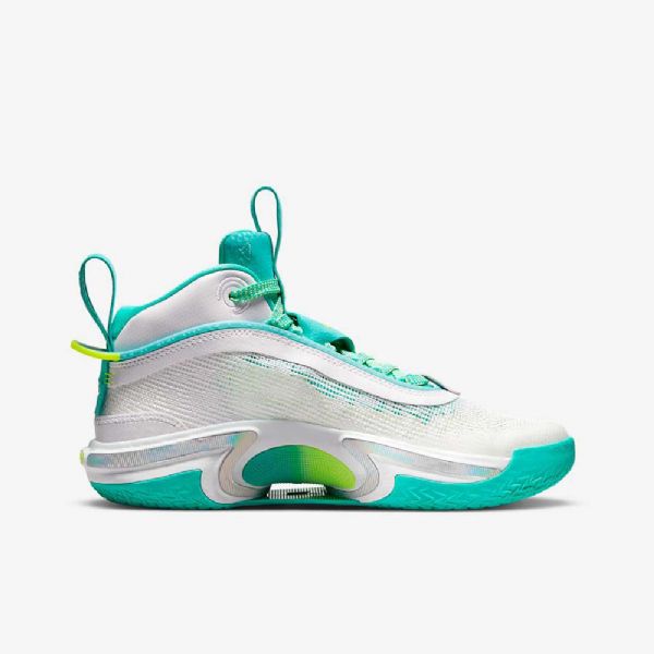 Nike Air Jordan Xxxvi Guo Basketsko Barn Hvite Sølv