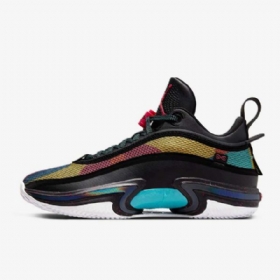 Nike Air Jordan Xxxvi Low Tops Basketsko Herre Svarte Multicolor
