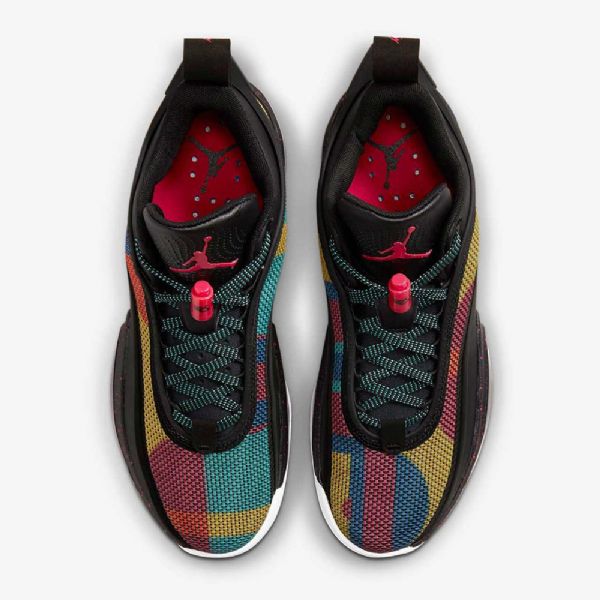 Nike Air Jordan Xxxvi Low Tops Basketsko Herre Svarte Multicolor