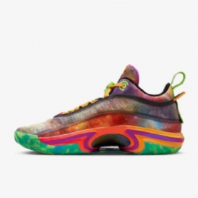 Nike Air Jordan Xxxvi Low Tops Pe Basketsko Herre Svarte Grønn