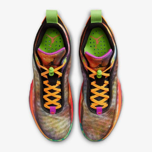 Nike Air Jordan Xxxvi Low Tops Pe Basketsko Herre Svarte Grønn
