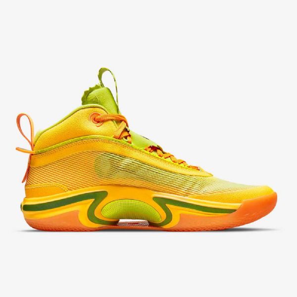 Nike Air Jordan Xxxvi Taco Jay Basketsko Herre Gul Grønn Svarte
