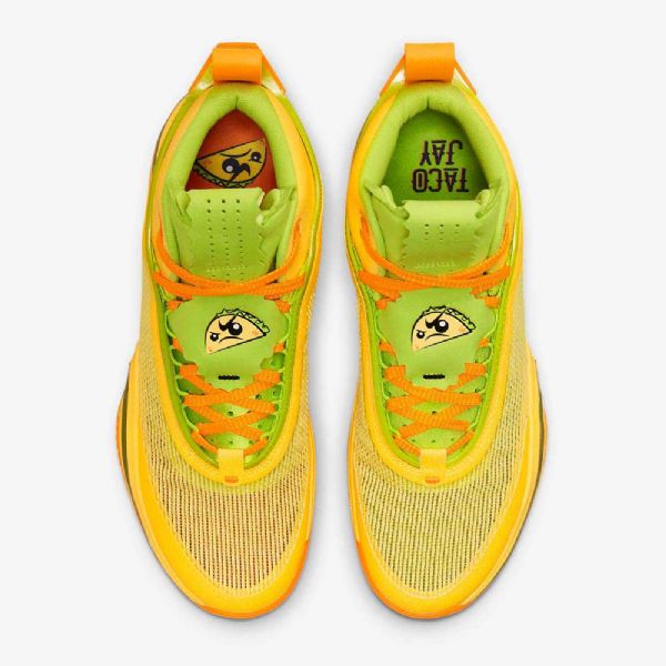 Nike Air Jordan Xxxvi Taco Jay Basketsko Herre Gul Grønn Svarte