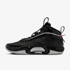 Nike Air Jordan Xxxvi Tatum Basketsko Herre Svarte Grå Rød Sølv