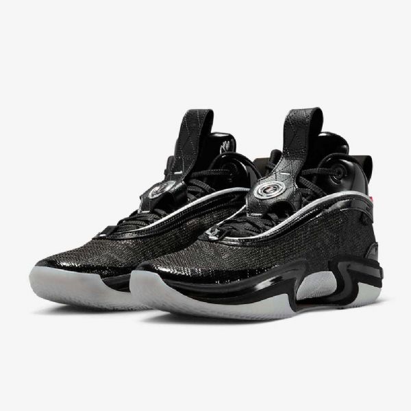 Nike Air Jordan Xxxvi Tatum Basketsko Herre Svarte Grå Rød Sølv
