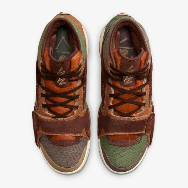 Nike Air Jordan Zion 2 Basketsko Herre Brune Grønn