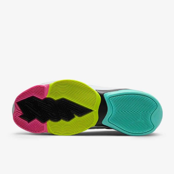 Nike Air Jordan Zion 2 Basketsko Herre Hvite Svarte Turkis