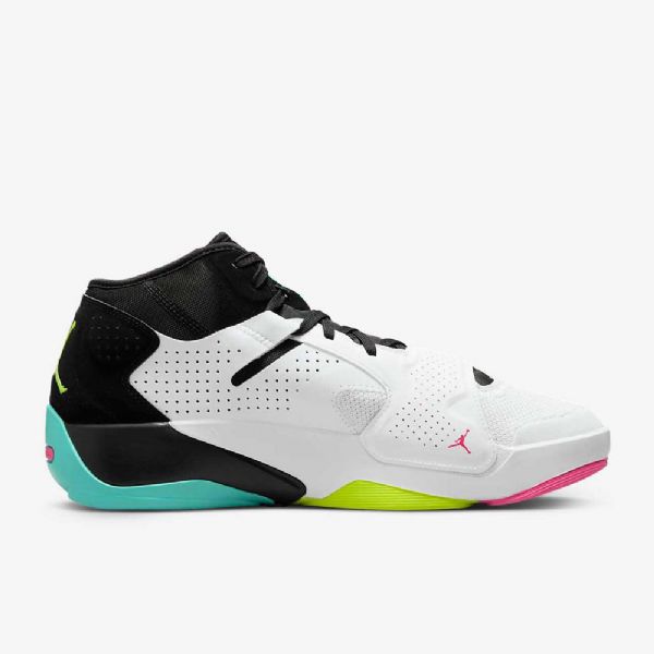 Nike Air Jordan Zion 2 Basketsko Herre Hvite Svarte Turkis