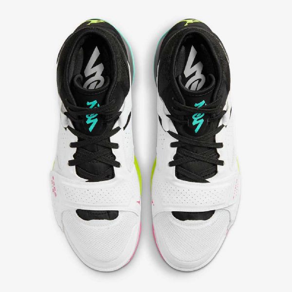 Nike Air Jordan Zion 2 Basketsko Herre Hvite Svarte Turkis