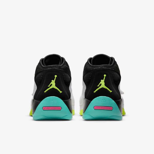 Nike Air Jordan Zion 2 Basketsko Herre Hvite Svarte Turkis
