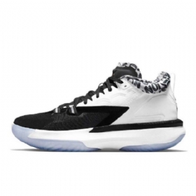 Nike Zion Williamson X Jordan 1 Gen Sko Herre Svarte Hvite