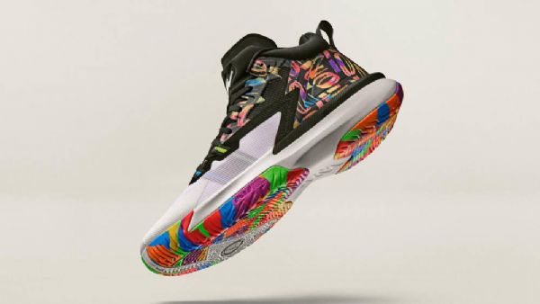 Nike Zion Williamson X Jordan 1 Noah Sko Herre Multicolor