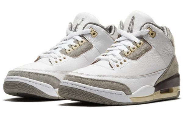 Nike A Ma Maniére X Air Jordan 3 Retro Sp Basketball Shoes Dame Hvite