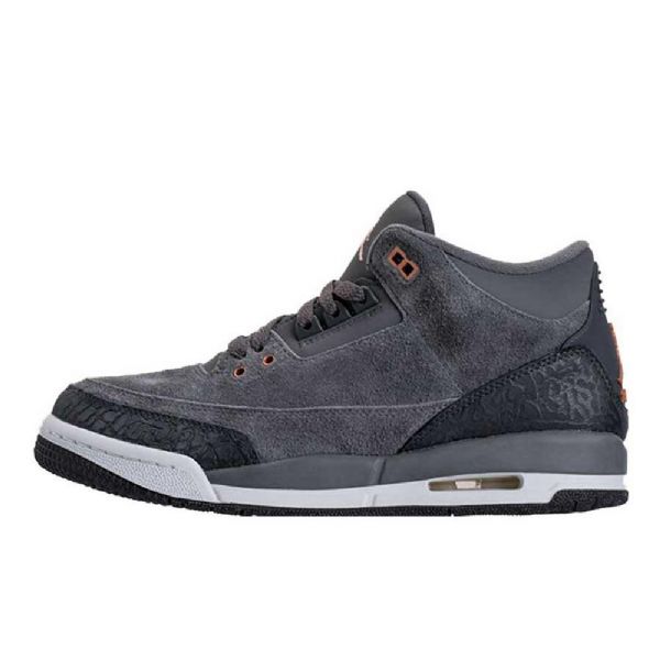Nike Air Jordan 3 Anthracite Bronze Gg Sko Herre Grå