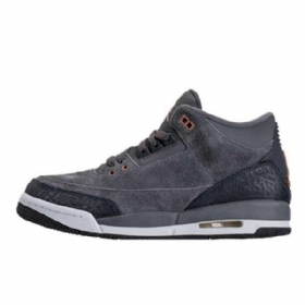 Nike Air Jordan 3 Anthracite Bronze Gg Sko Herre Grå