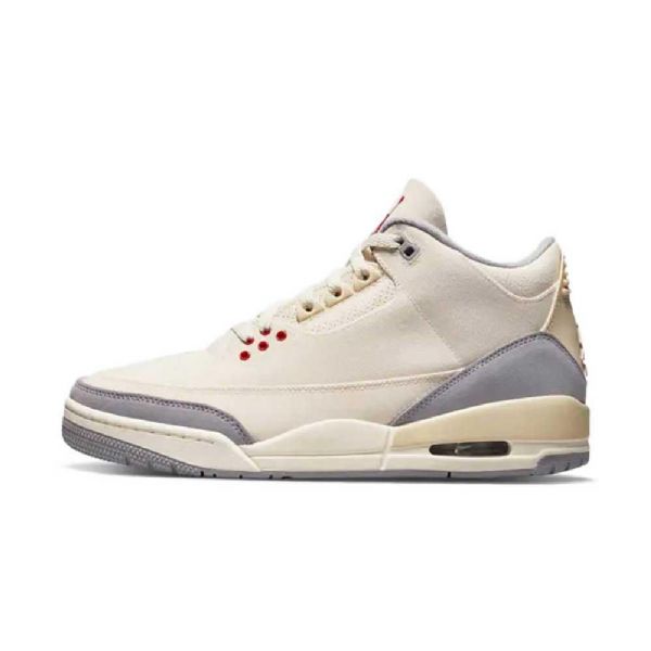 Nike Air Jordan 3 Canvas Muslin Sko Dame Khaki