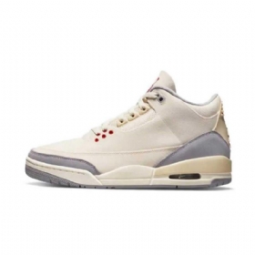 Nike Air Jordan 3 Canvas Muslin Sko Dame Khaki