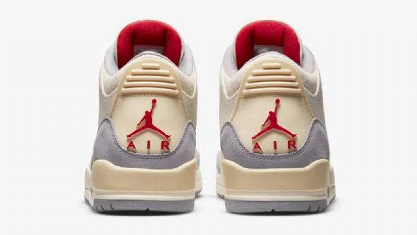 Nike Air Jordan 3 Canvas Muslin Sko Dame Khaki