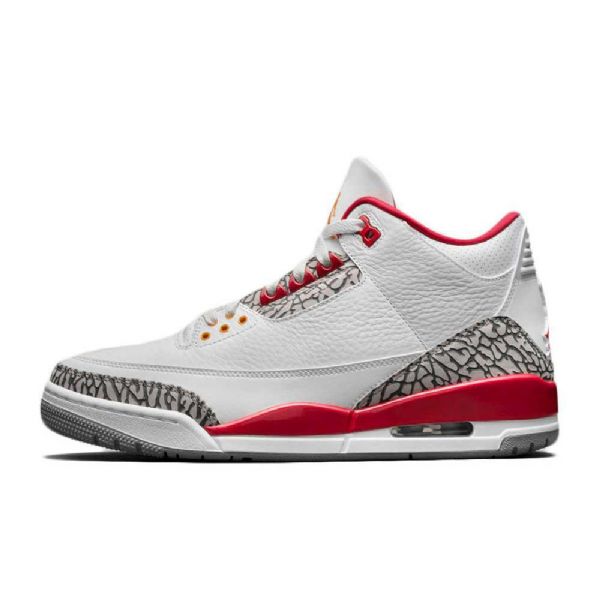 Nike Air Jordan 3 Cardinal Sko Herre Hvite Rød