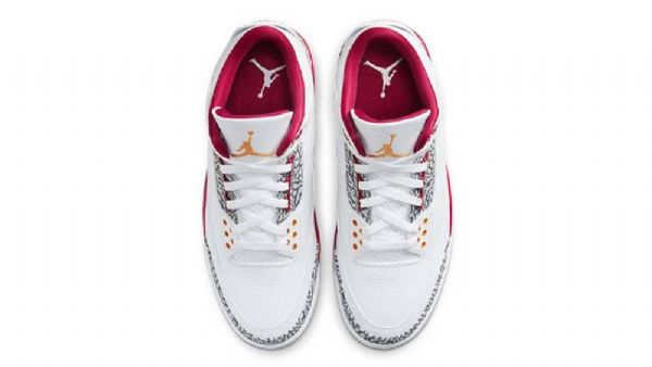 Nike Air Jordan 3 Cardinal Sko Herre Hvite Rød
